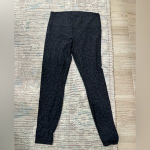 Lululemon Wonder Under leopard leggings